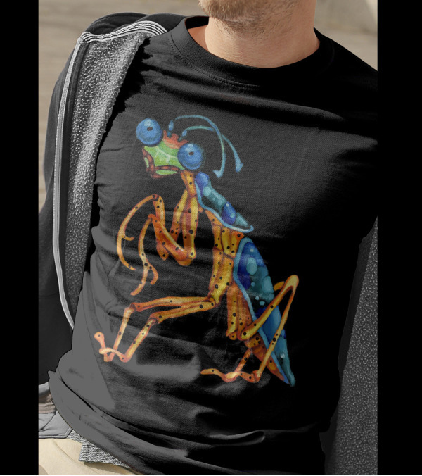 Colorful Grasshopper Insect Bug T-Shirt