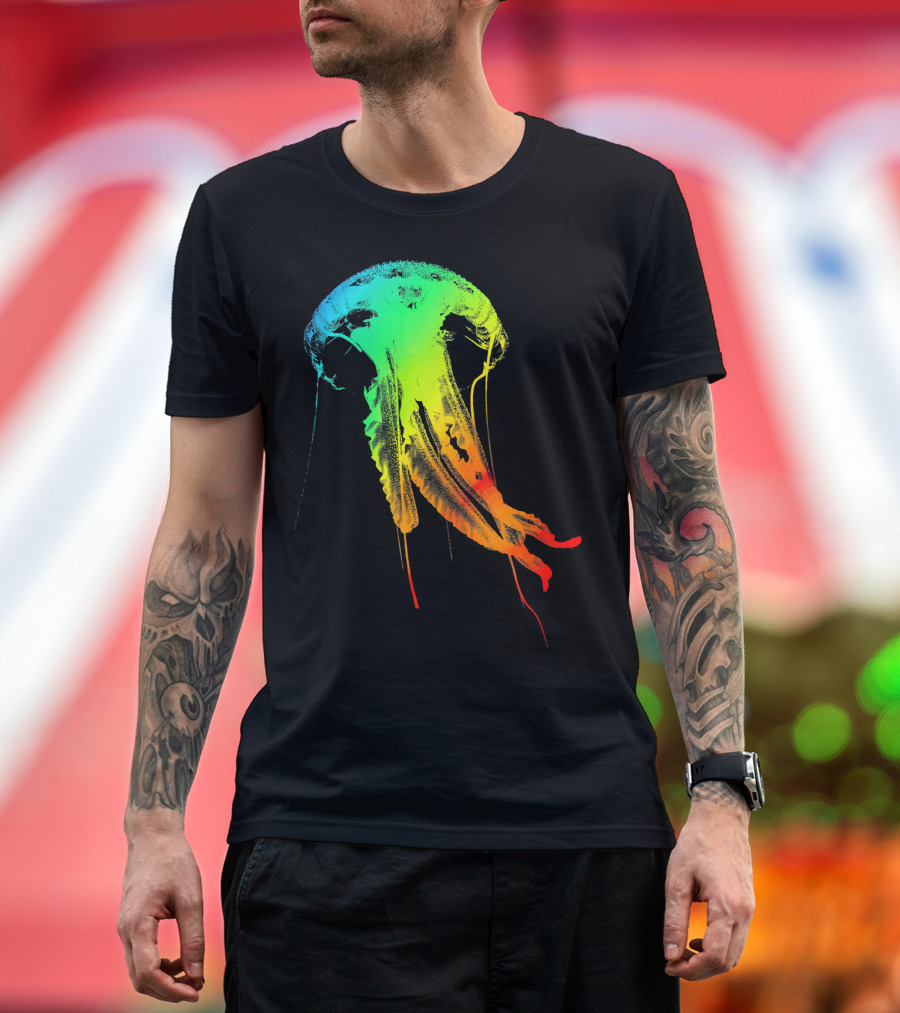 JELLYFISH Vivid Spectrum Rainbow T-Shirt
