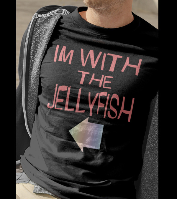 Im With The Jellyfish Left Arrow T-Shirt