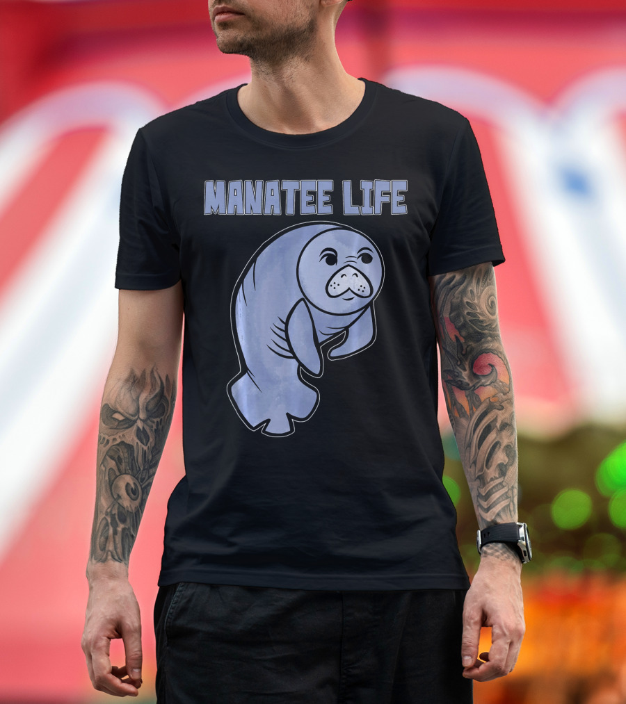 Manatee Life Cute Wild Manatee T-Shirt