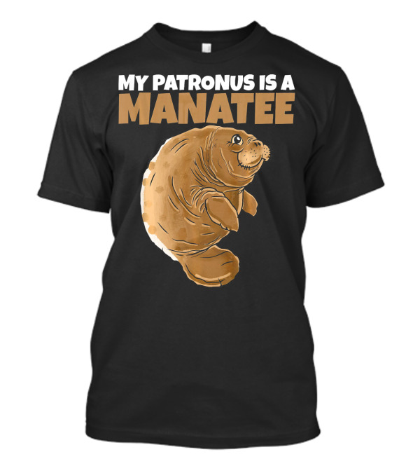 My Patronus Is A Manatee Funny Magic Wiz T-Shirt