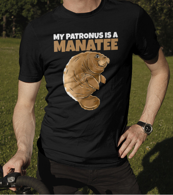 My Patronus Is A Manatee Funny Magic Wiz T-Shirt
