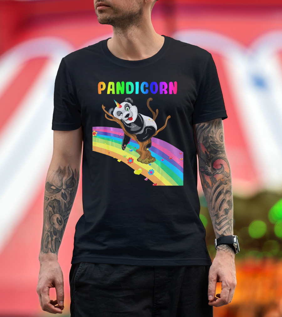 Pandicorn Magical Rainbow Unico Adventure T-Shirt