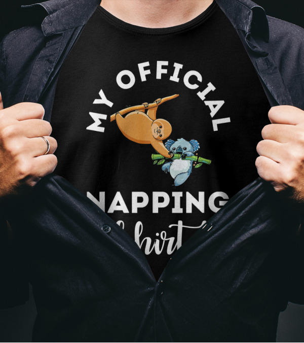 My Official Napping Sloth And Koala T-Shirt