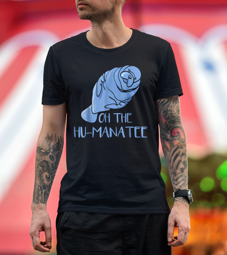 Oh The Hu Manatee - Blue Manatee T-Shirt