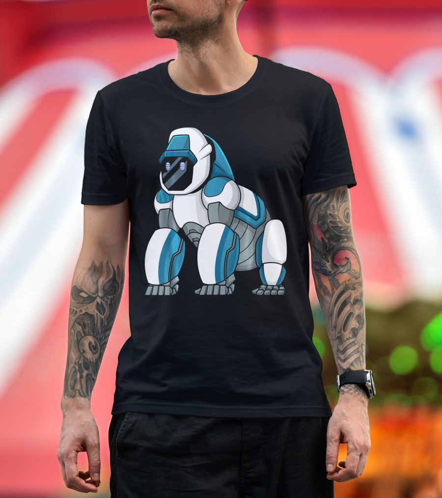 Robot Gorilla Mech Jungle Cool T-Shirt