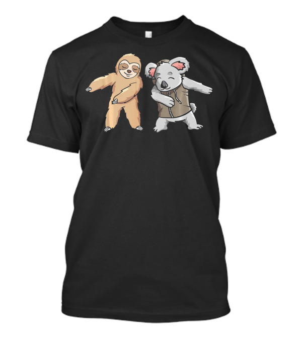 Sloth And Koala Dabbing Dance Duo T-Shirt