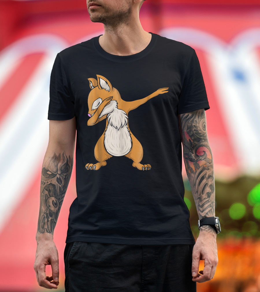 Funny Dabbing Squirrel Pose T-Shirt