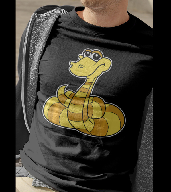 CUTE BALL PYTHON Pet Owners Snake Cartoon T-Shirt