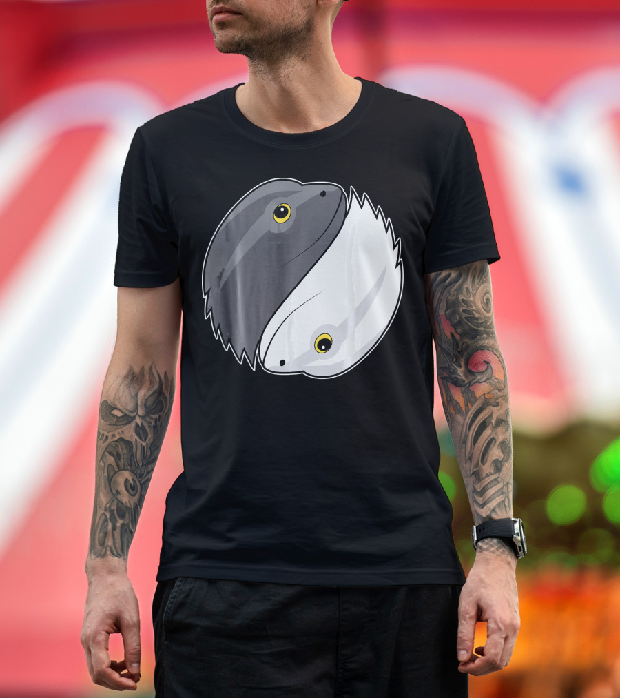 Bearded Dragon Lizard Yin Yang Repti T-Shirt
