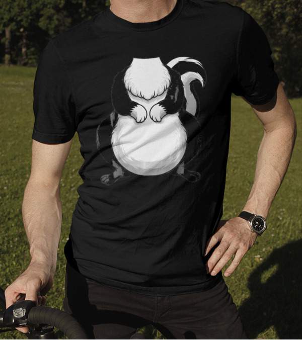 Cool Lazy Headless Skunk Funny DIY Hall T-Shirt