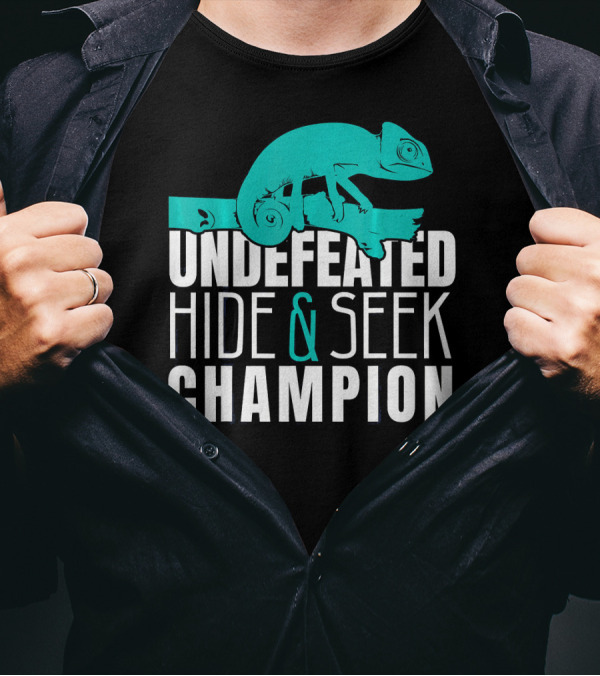 Undefeated Hide And Seek Champion Chameleon T-Shirt