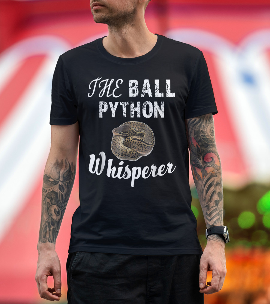 THE BALL PYTHON WHISPERER Retro Pet T-Shirt