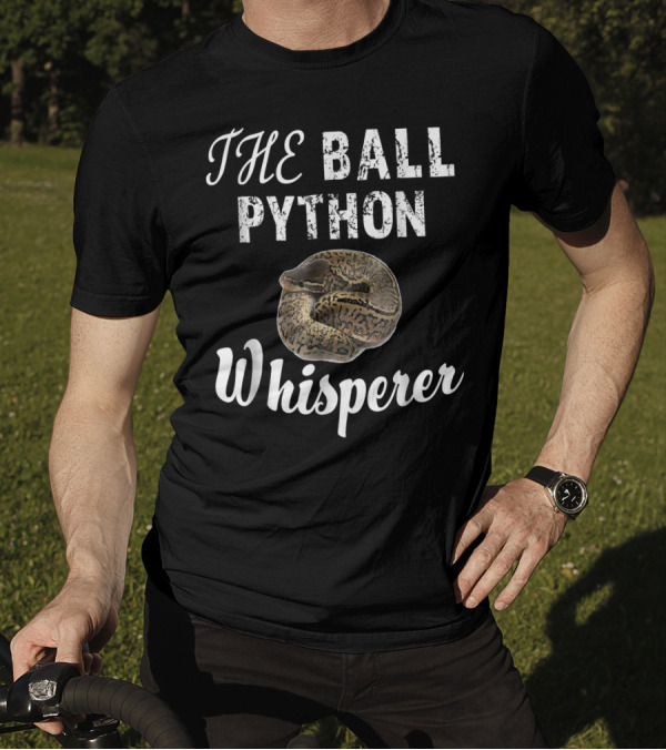 THE BALL PYTHON WHISPERER Retro Pet T-Shirt