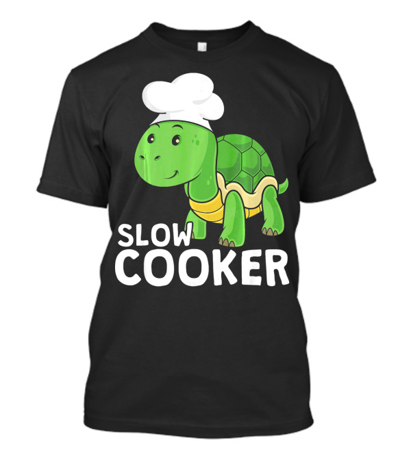 Slow Cooker Funny Turtle Chef Cook T-Shirt