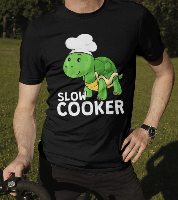 Slow Cooker Funny Turtle Chef Cook T-Shirt