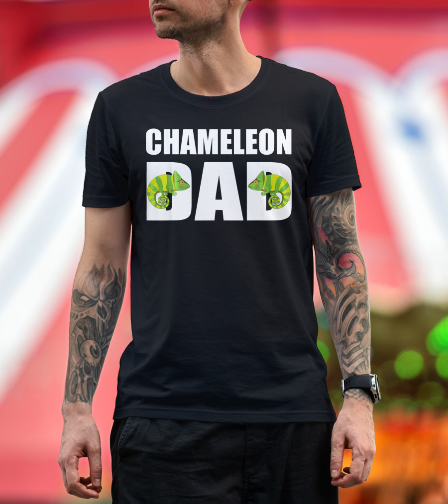 CHAMELEON DAD Funny Chameleons T-Shirt