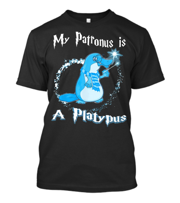 My Patronus Is A Platypus Wizarding Magic Charm T-Shirt