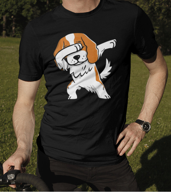 Funny Dabbing Cavalier King Charles Spaniel T-Shirt