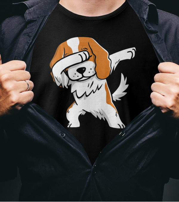 Funny Dabbing Cavalier King Charles Spaniel T-Shirt
