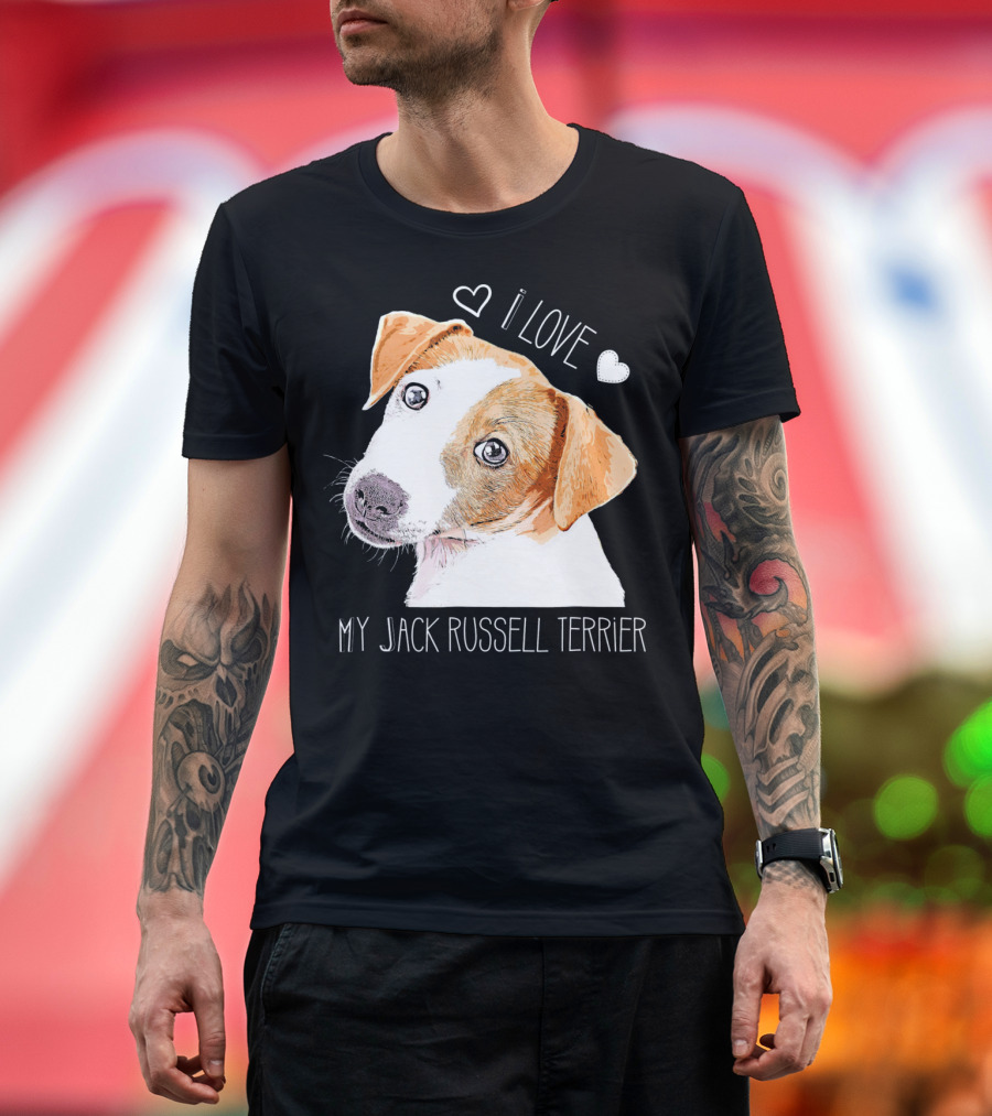 I Love My Jack Russell Terrier T-Shirt
