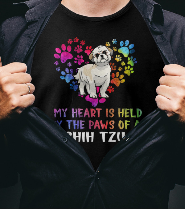 My Heart Is Held By The Paws Of A Shih Tzu T-Shirt