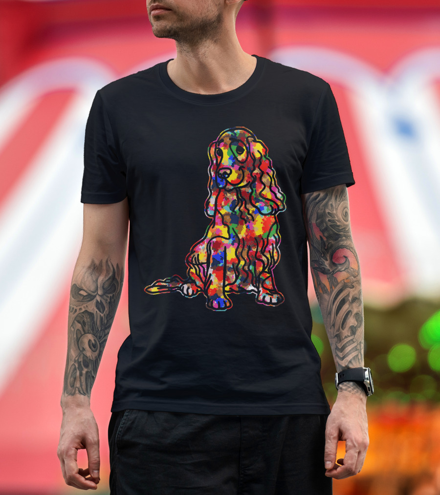 Cocker Spaniel Colorful T-Shirt