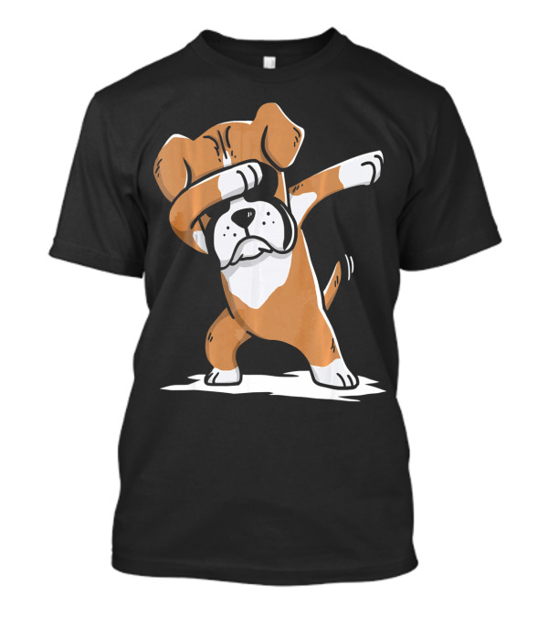 Boxer Dog Dabbing Dab Move Funny Canine Dance T-Shirt