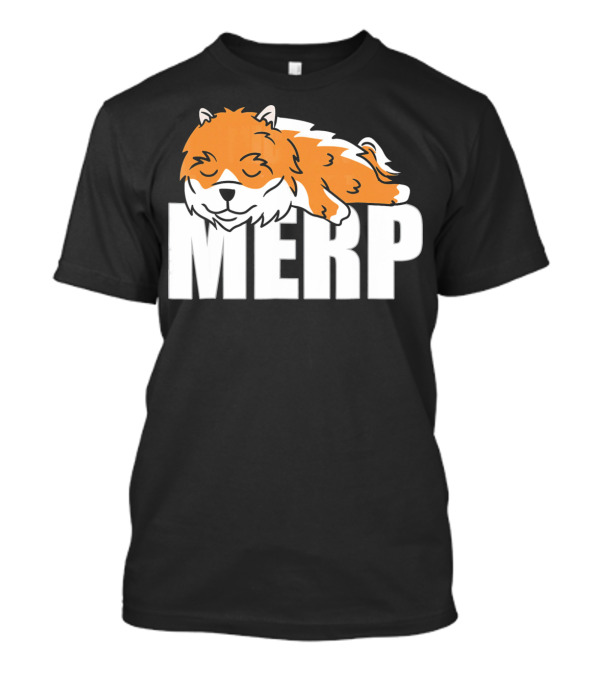 Pomeranian Merp Meme Dog Internet Humor T-Shirt