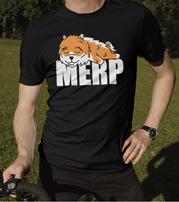 Pomeranian Merp Meme Dog Internet Humor T-Shirt
