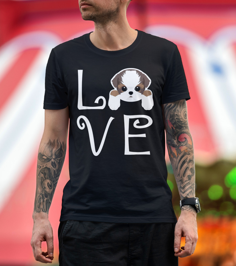 Shih Tzu Love Dog Owner Puppy T-Shirt