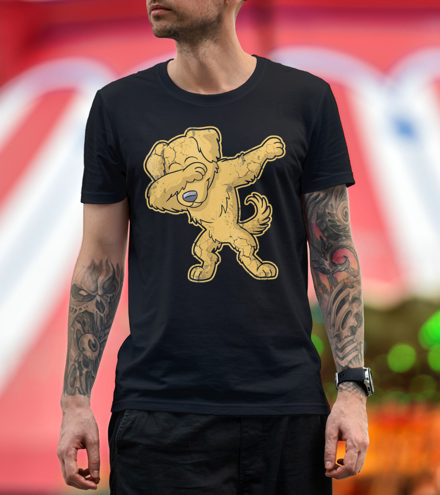 Golden Retriever Dabbing Dab Dog T-Shirt