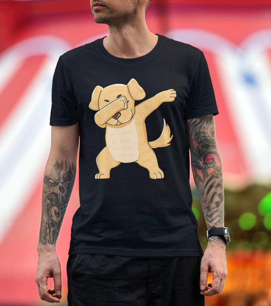 Dabbing Yellow Lab Dance Dab Clothes Lab T-Shirt