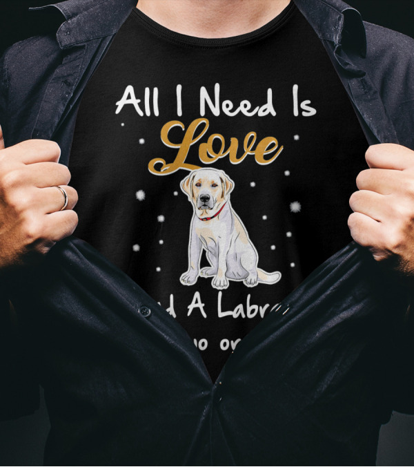 All I Need Is Love And A Labrador (Or Two Or Five) T-Shirt