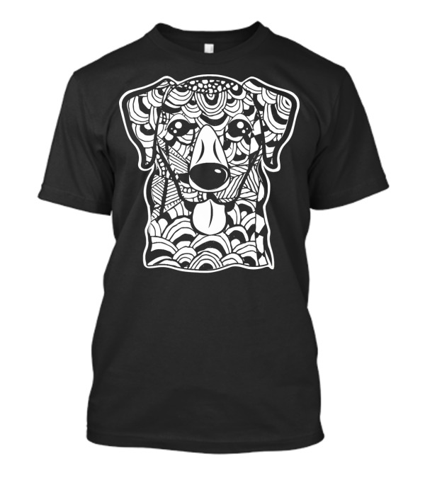 Labrador Retriever Lab Face Zentangle T-Shirt