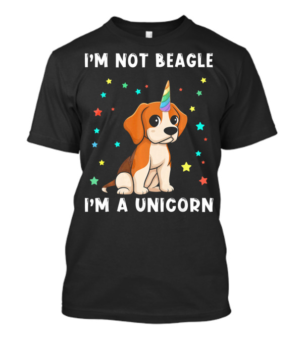 I'm Not Beagle I'm A Unicorn Dog T-Shirt