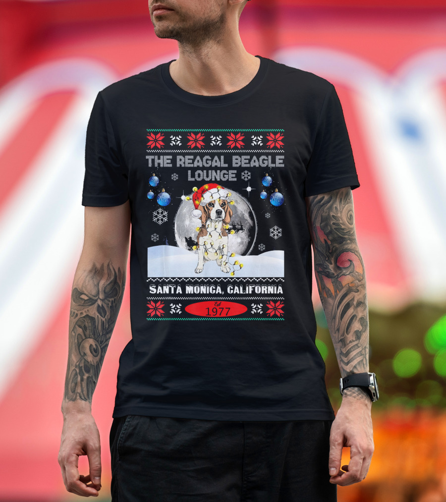 THE REAGAL BEAGLE LOUNGE SANTA MONICA CALIFORNIA EST 1977 T-Shirt