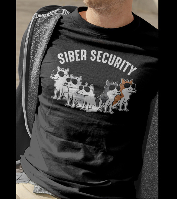 Siberian Husky Siber Security Cool Crew T-Shirt
