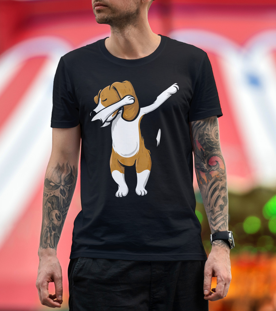 The Dabbing Beagle Dog Pose T-Shirt
