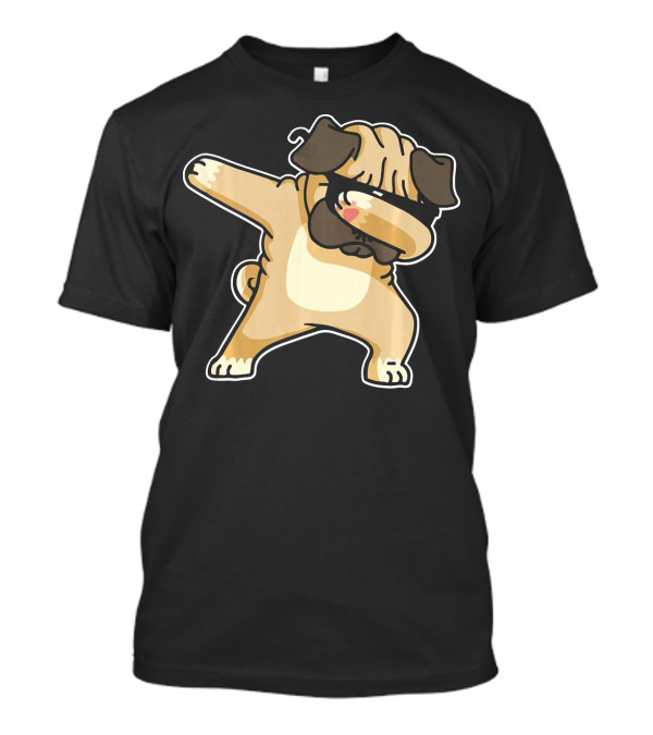Funny Pug Dab Dance Pug Dabbing T-Shirt