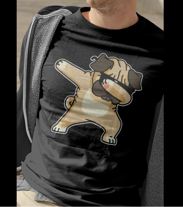 Funny Pug Dab Dance Pug Dabbing T-Shirt