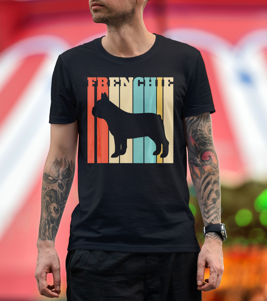 Frenchie Retro French Bulldog T-Shirt
