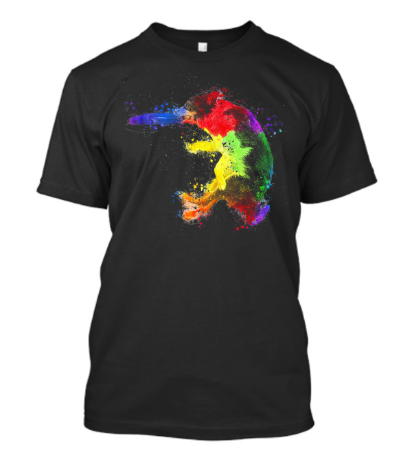 Border Collie Frisbee Colorful Sheepdog T-Shirt