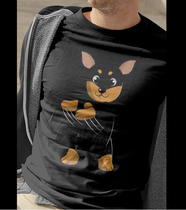 Miniature Pinscher Flossing Dance T-Shirt
