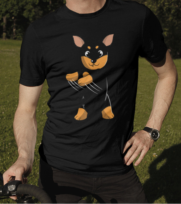 Miniature Pinscher Flossing Dance T-Shirt