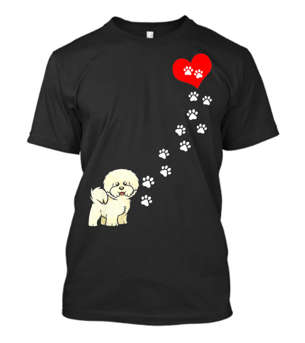The Path To My Heart Is Paved With Bicho Paw Prints To Love T-Shirt