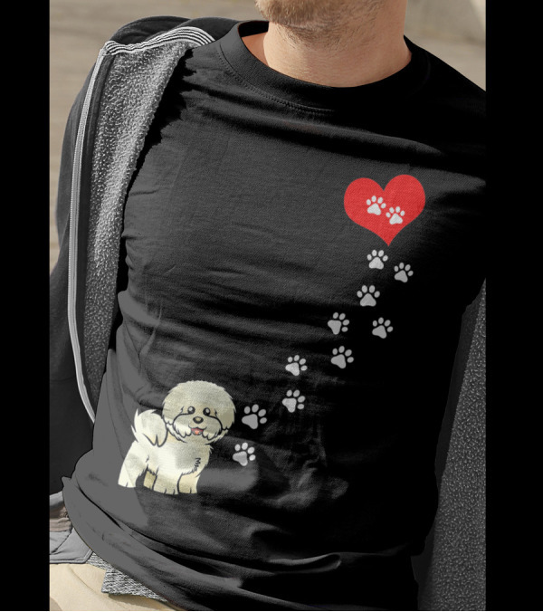 The Path To My Heart Is Paved With Bicho Paw Prints To Love T-Shirt