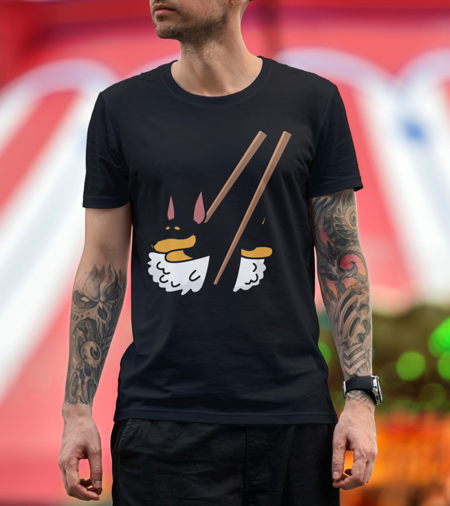 Miniature Pinscher Sushi Dog Humor T-Shirt