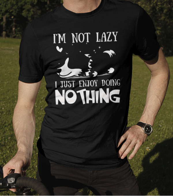 I'm Not Lazy Border Collie I Just Enjoy Doing Nothing T-Shirt