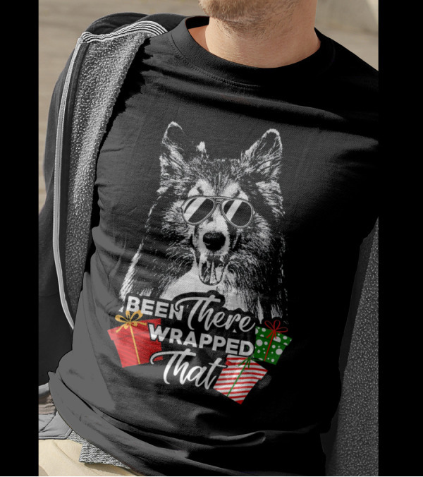 Been There Wrapped That Shetland Sheepdo Sunglasses Gifts T-Shirt